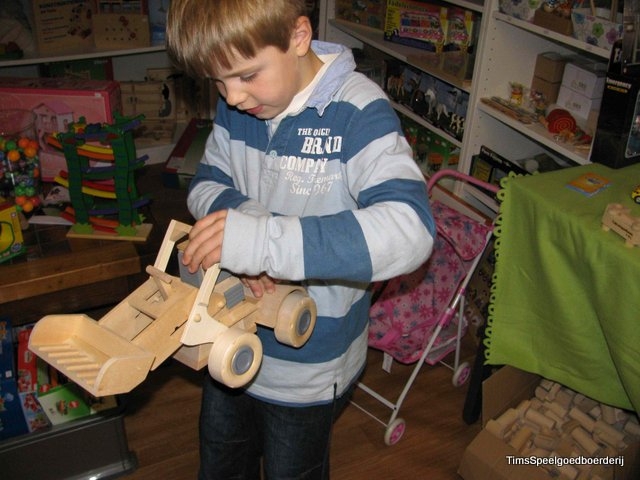 houten shovel speelgoed